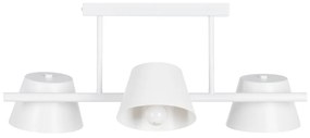 Biała lampa sufitowa 38x62,5 cm Simplico – Ixia