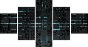 Obraz - Interfejs technologiczny (125x70 cm)