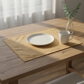 Podkładka pod Talerz Złota z Wzorem Mata na Stół 33x45 cm Dekoracyjna