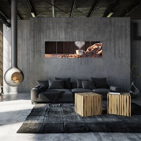 Obraz - Czas na kawę (170x50 cm)