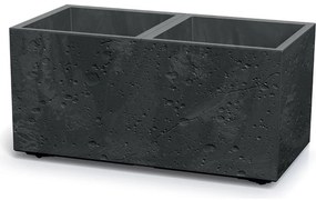 Doniczka SIERRA CASE BETON EFFECT 77 cm, czarny, M