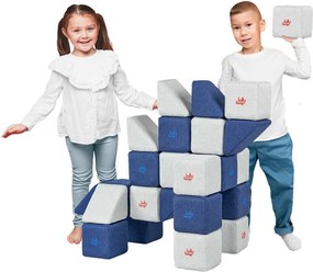 Zestaw klocków magnetycznych do przedszkola JollyHeap Mini - 24 elementy