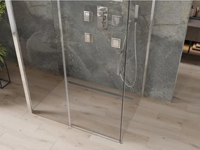 Mexen Omega-3S kabina prysznicowa 3-ścienna, rozsuwana 120 x 80 cm, transparent, chrom - 825-120-080-01-00-3S
