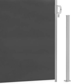 Parawan ogrodowy boczny na taras składany AW-011A, 300x180 cm, antracyt