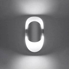 Kinkiety nowoczesny Revon, stal - 1 źródło światła 3000K - L.13 x H.30 cm - biały