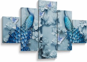 Obraz pawi (125x70 cm)