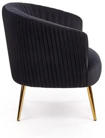 Fotel CROWN czarny HALMAR