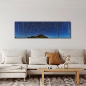 Obraz obracających się gwiazd (170x50 cm)