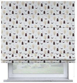 Biało-brązowa roleta dziecięca 170x130 cm Magic – Yellow Tipi