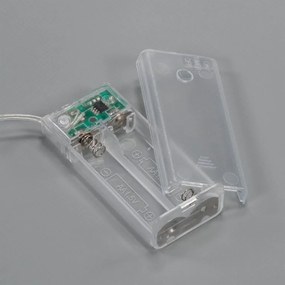 Dekoracja świąteczna gwiazda, 15 diod LED, ciepła biel, 2 sz