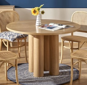 Okrągły nierozkładany stół Elefante