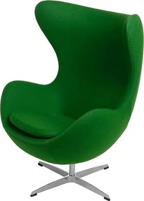 Zielony obrotowy fotel jajo wypoczynkowy  2K5-F45