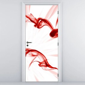 Fototapeta na drzwi - Serce z dymu (95x205cm)
