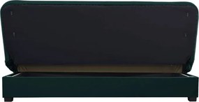 Sofa z Funkcją Spania PIANO Rozkładana Wersalka Dwuosobowa Zielona Nowoczesna do Salonu