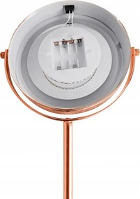 Lusterko Do Makijażu PREMIUM Kosmetyczne POWIĘKSZAJĄCE 10X Podświetlane LED