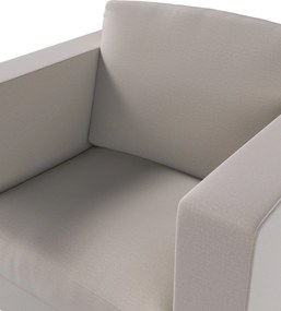 Pokrowiec na fotel Karlanda kolor beżowy tkanina welwetowa