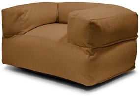 Brązowy worek do siedzenia z materiału bouclé MooG – SLOWDOWN