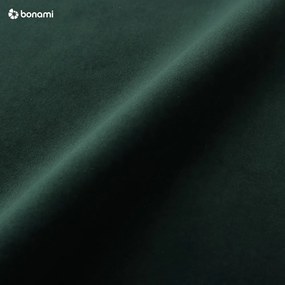 Zielona aksamitna sofa Milo Casa Santo, 219 cm