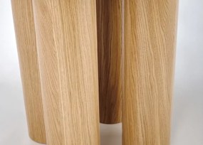 Okrągły stół do jadalni Casey 120 cm, okleina naturalna dąb