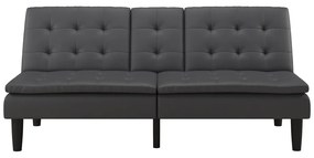 Szara rozkładana sofa z imitacji skóry 191 cm Maine – Støraa