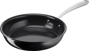 Patelnia ceramiczna Lagostina Desideria 24 cm - Powłoka nieprzywierająca, Thermo-Fusion, Aluminium z recyklingu - Czarny