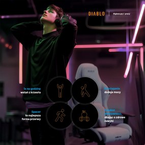 Fotel gamingowy Diablo X.One Prime, Normal Size, Nightwolf Moon