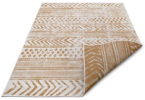 Żółto-biały dywan odpowiedni na zewnątrz 80x150 cm Biri – NORTHRUGS