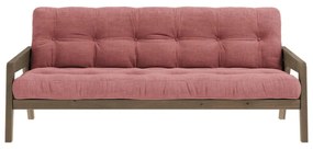 Różowa rozkładana sofa 190 cm Grab Carob – Karup Design