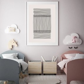 Plakat - Abstrakcja linii (A4)