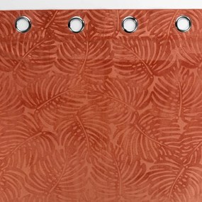 Ceglasta aksamitna zasłona 140x240 cm Analia – douceur d'intérieur