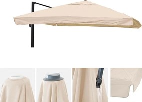 Zapasowa osłona do parasola MCW-A96,  kremowa