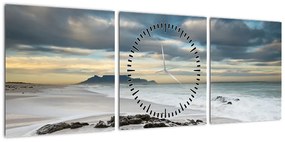 Obraz - Robben Island (z zegarem) (90x30 cm)