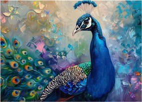 Obraz - Malowanie pawia (70x50 cm)