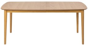 Rozkładany stół z blatem w dekorze dębu 180x90 cm Montreux – Actona