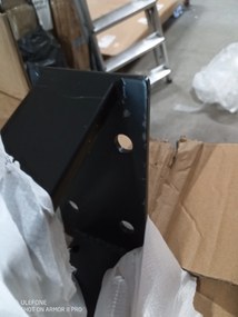 PROMOCJA Dębowy stół jadalny z czarnymi nogami TETIS 100x100 II jakość