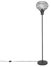 Candeeiro de pé moderno preto - Saffira