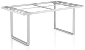 Stelaż stołu Ego Modular Dining 160 x 95 x 68 cm srebrny / stal KETTLER