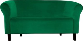Sofa Milo tkanina Welur : Kolor nogi - Venge, Kolor tkaniny - VELVET - MG25, Typ tkaniny - Velvet, Wysokość nogi - 15 cm