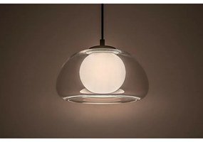 Rabalux 72274 nowoczesny żyrandol wiszący Elowen, przezroczysty, G9, 1x maks. 5 W