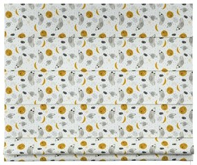 Żółto-biała roleta dziecięca 170x100 cm Magic – Yellow Tipi