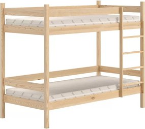 Łóżko piętrowe Fabrio - 80x200 / sosna