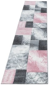 Różowo-szary chodnik 80x300 cm Hawaii – Ayyildiz Carpets