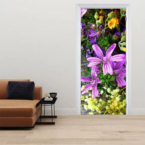 Fototapeta na drzwi - Kwiaty polne (95x205cm)