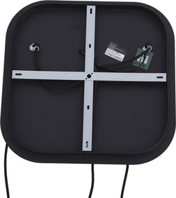 Designerska lampa wisząca czarna z przydymionym szkłem 3-źródła światła - Gus