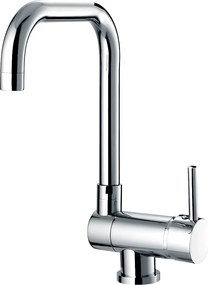 New Oslo chromowana bateria zlewozmywakowa z odchylanym wylewką 'specjalna do okna' - Essebagno