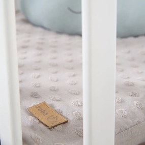 Kojec dla dzieci z litego drewna bukowego z regulowaną wysokością w naturalnym kolorze 75x100 cm Lil Planet – Roba