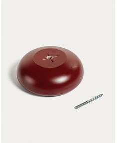 Czerwone ścienne drewniane haczyki zestaw 3 szt. Nadue – Kave Home