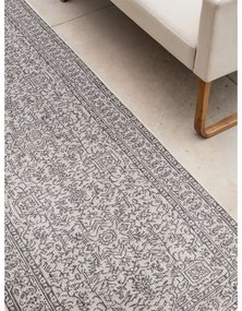 Chodnik odpowiedni na zewnątrz w szaro-śmietankowym kolorze 80x250 cm Duet Kona – NORTHRUGS