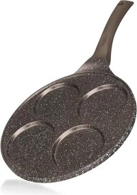 Banquet Patelnia na 4 racuchy z powierzchnią nieprzywierającą Granite Dark Brown 26 cm