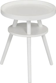 Stolik kawowy - MDF - biały - MAKI